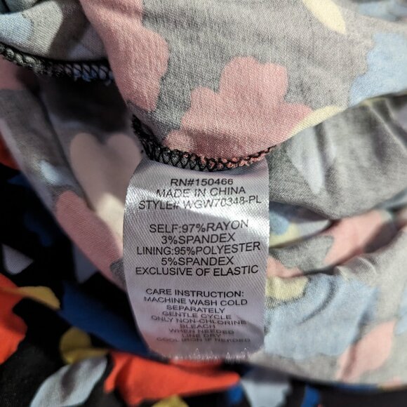 41 Hawthorn Dress Womens 2X Floral Smocked Maxi Pockets Sleeveless Multicolored - Picture 6 of 6